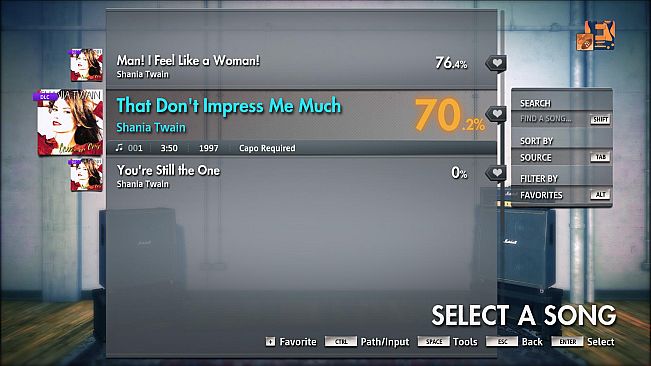 Rocksmith 2014 Edition – Remastered – Shania Twain - “That Don’t Impress Me Much”