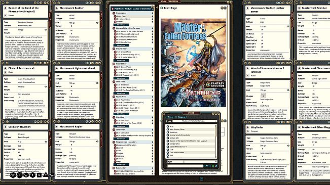 Fantasy Grounds - Pathfinder RPG - Pathfinder Module: Master of the Fallen Fortress