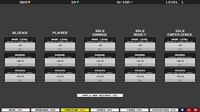 Hover Idle: Grid Master