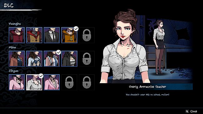 The Coma 3: Bloodlines - Overly Attractive Teacher Skin
