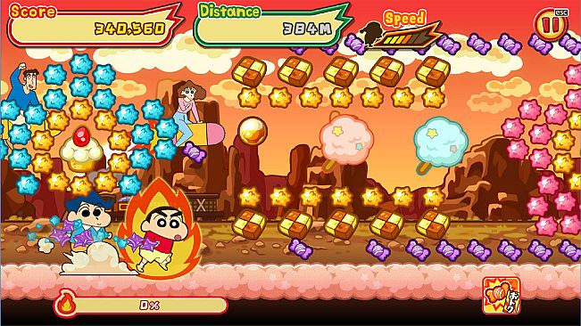 CRAYON SHINCHAN The Storm Called! FLAMING KASUKABE RUNNER!!