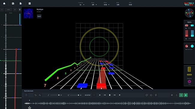 Dance Dash Beatmap Editor