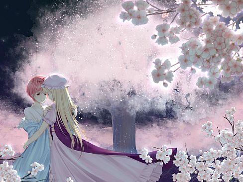 绽于枝垂樱下~Flowering Across the Hakugyokurou