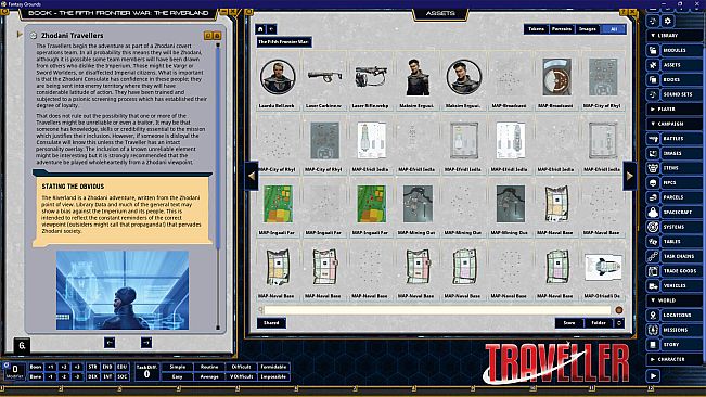 Fantasy Grounds - Traveller - The Fifth Frontier War: The Riverland