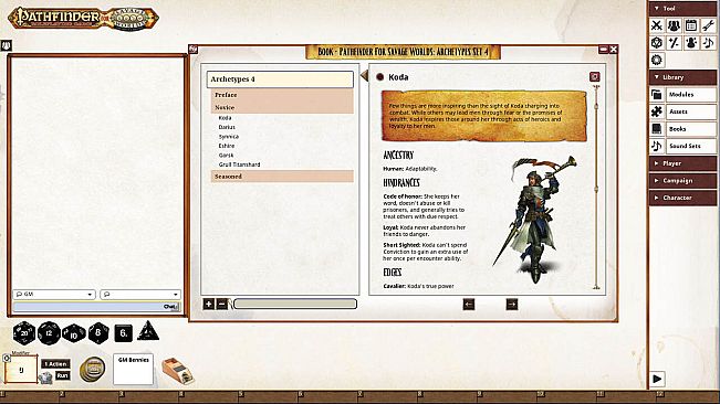 Fantasy Grounds - Pathfinder(R) for Savage Worlds: Archetype Set 4