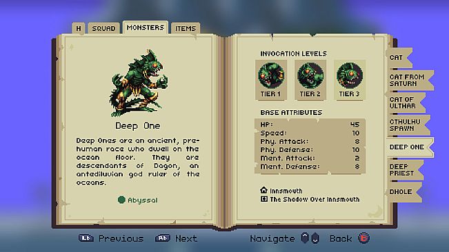 Necronomicon Monsters