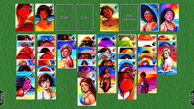 AI Solitaire - Sketchy Ladies