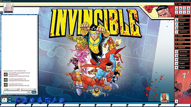 Fantasy Grounds - Invincible Superhero Roleplaying Core Ruleset