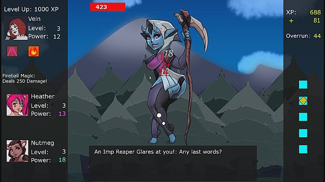 Light Fall: A Clicker RPG