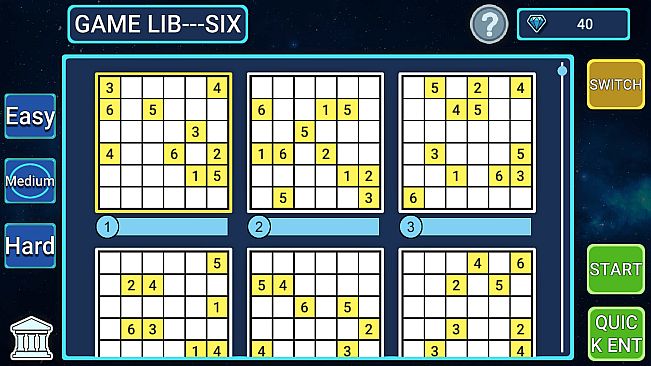 Sudoku constellation