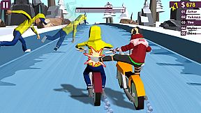 Racing Bike Fight (Corona Virus Lockdown Special)