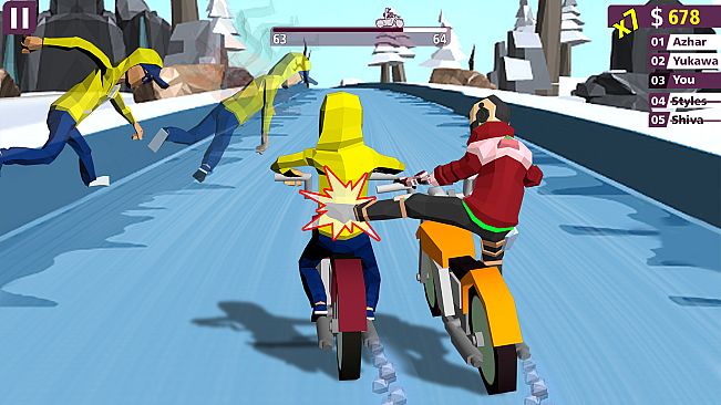 Racing Bike Fight (Corona Virus Lockdown Special)