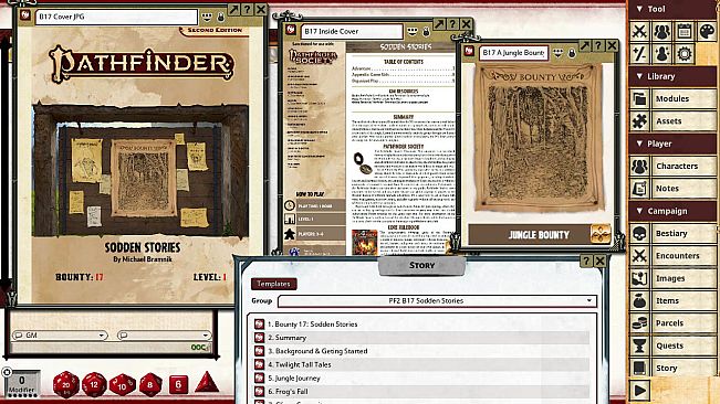 Fantasy Grounds - Pathfinder 2 RPG - Pathfinder Bounty # 17: Sodden Stories