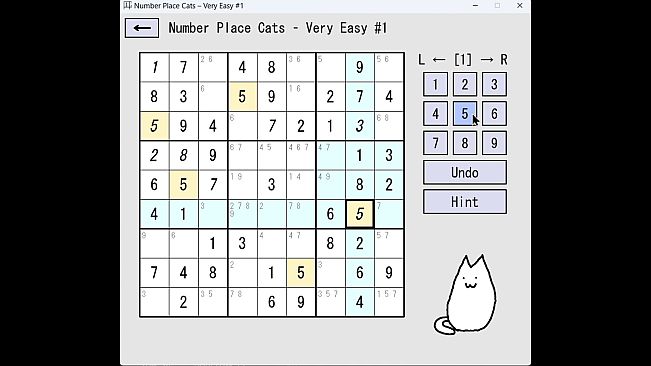 Number Place Cats