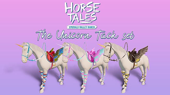 Unicorn Tack Set - Horse Tales: Emerald Valley Ranch