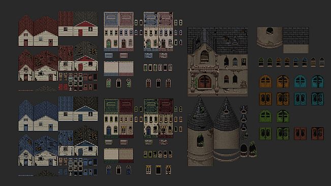 RPG Maker MZ - Haunted Residences Assets