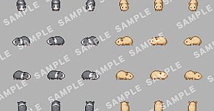 RPG Maker MZ - SERIALGAMES LivingGoodCity Tileset - Small Zoo Set