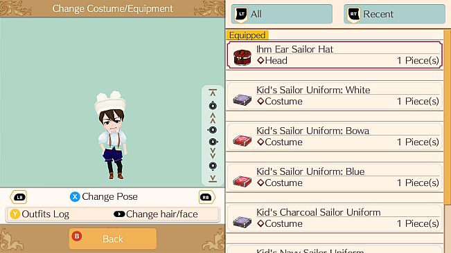 Summer Sailor Set - WorldNeverland - Daily Life in the Elnea Kingdom - Another Life Adventure