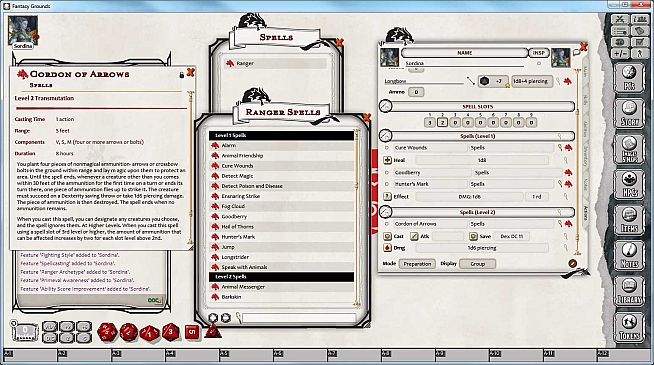 Fantasy Grounds - D&D Ranger Class Pack