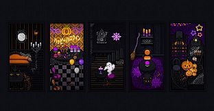 RPG Maker MZ - Gothic Blue Halloween Party