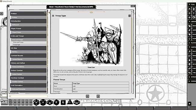 Fantasy Grounds - HellMarch Mass Combat for Shadowdark RPG