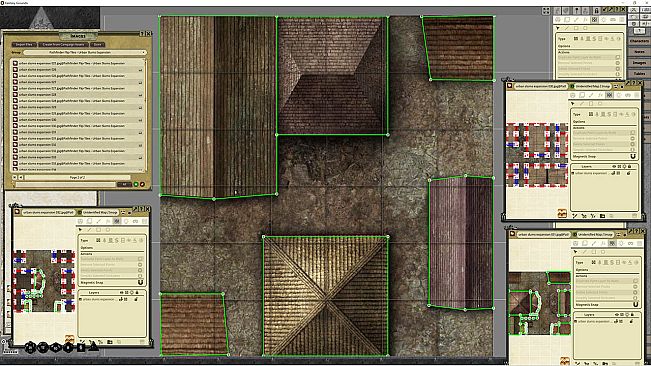 Fantasy Grounds - Pathfinder RPG - Flip-Tiles - Urban Slums Expansion