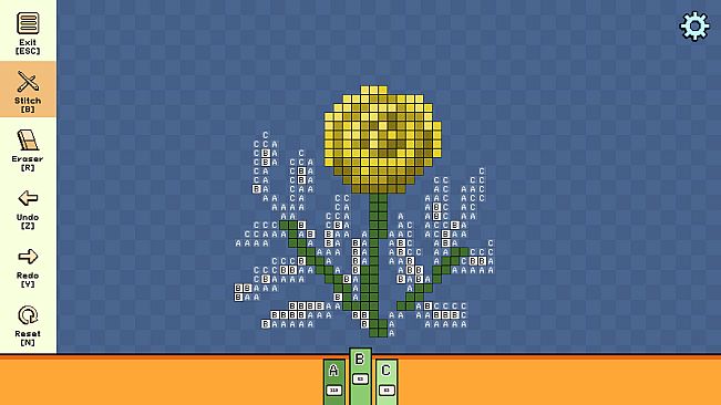 Pixel Cross Stitch - Flower Miniatures Pack 2