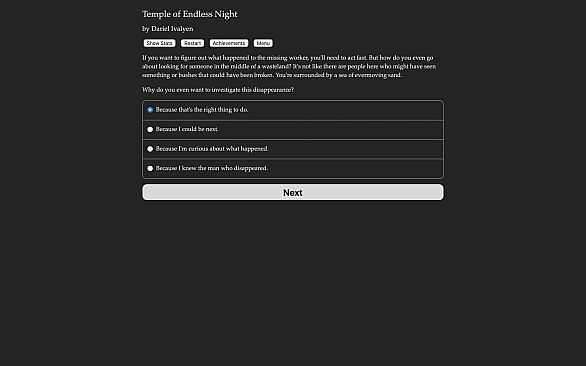 Temple of Endless Night