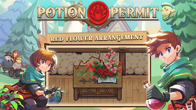 Red Flower Arrangement