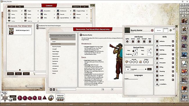 Fantasy Grounds - Deadlands: The Weird West: Archetypes 02