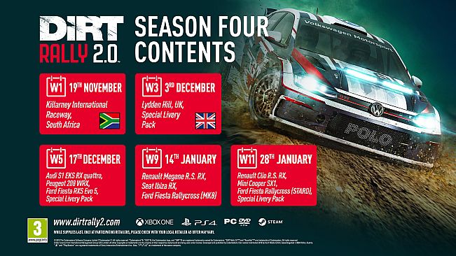 DiRT Rally 2.0 Deluxe 2.0 (Season3+4)