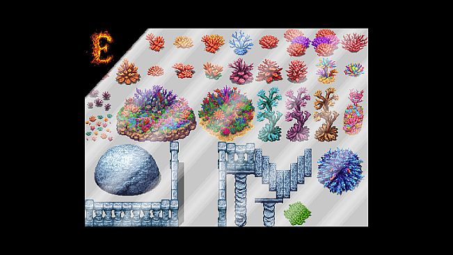 RPG Maker MZ - Emberatix - Coral Theme Tileset