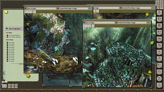 Fantasy Grounds - Black Scroll Games - Hut of Half-Blood Hag (Map Pack)