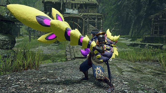 Monster Hunter Rise - "Stuffed Magnamalo" Hunter layered weapon (Gunlance)
