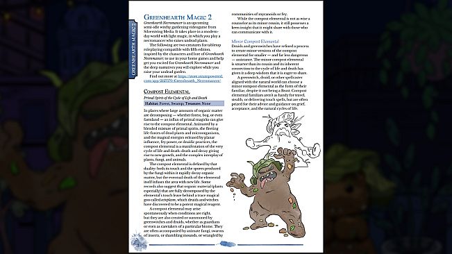 Greenhearth Magic: A companion to Greenhearth Necromancer for 5.5e