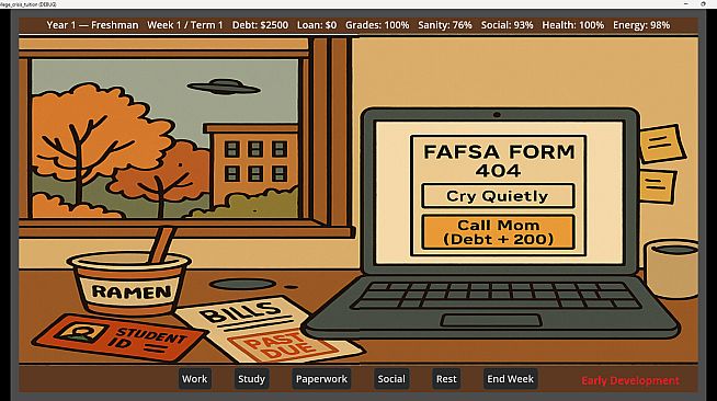 College Crisis: The Tuition Survival Game