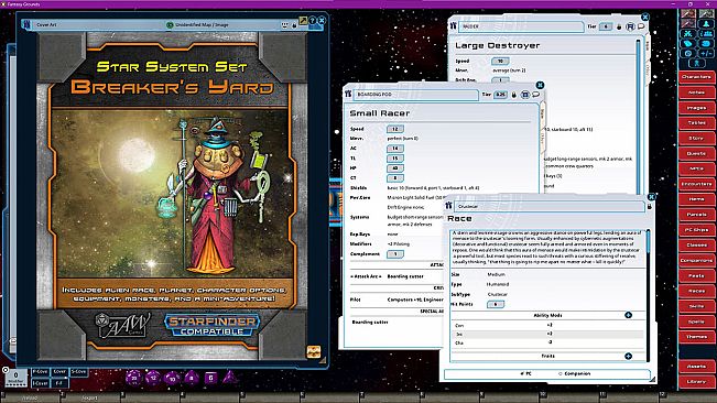 Fantasy Grounds - Star System Set: Frentellis B "The Breaker's Yard" (FULL SET)