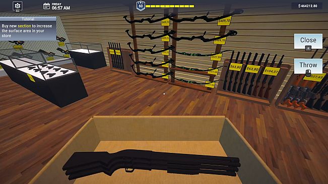 Gun Center Simulator