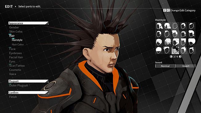 DAEMON X MACHINA - Outer Hairstyles Bundle 1