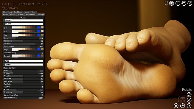 HAELE 3D - Feet Poses Pro - Drawing References
