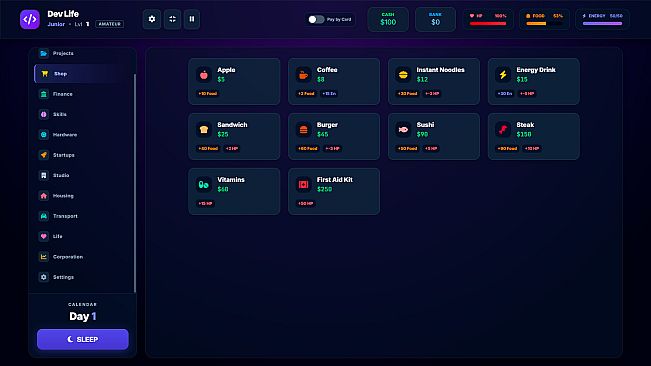 Dev Life: Tap & Code