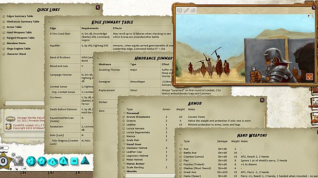 Fantasy Grounds - Weird Wars Rome (Savage Worlds)