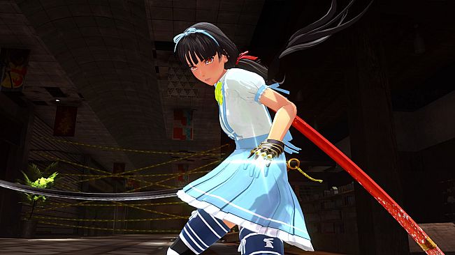 OneeChanbara ORIGIN - Exclusive Saki Costume: Aya's Present Wonderland Azure