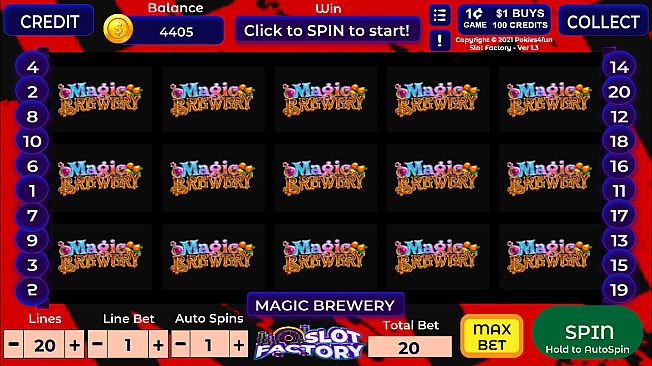 Slot Factory Create and Play - Magic Brewery