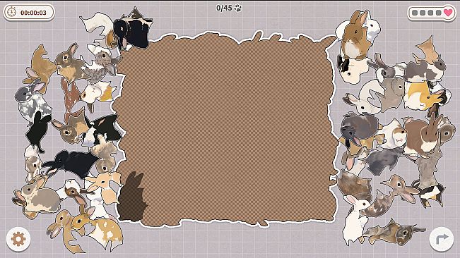 Bunnies Huddled Together