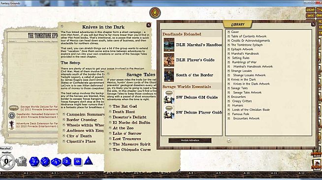 Fantasy Grounds - Deadlands: South 'o The Border Trail Guide
