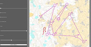 Infinite Orienteering: The Hiker's Path