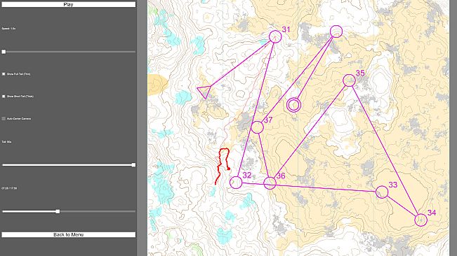 Infinite Orienteering: The Hiker's Path