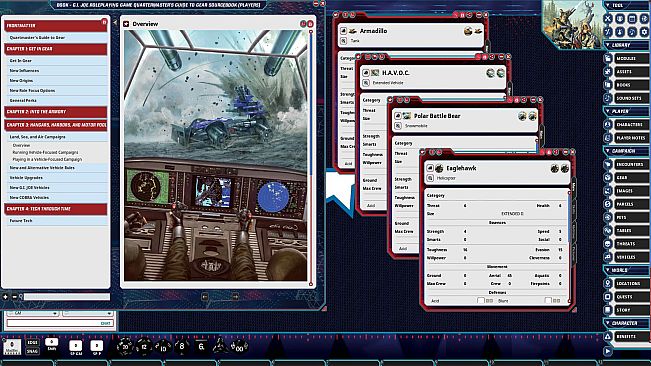 Fantasy Grounds - G.I. JOE Roleplaying Game Quartermaster's Guide to Gear Sourcebook