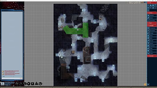 Fantasy Grounds - Starfinder RPG - Starfinder Flip-Mat - Mining Operation